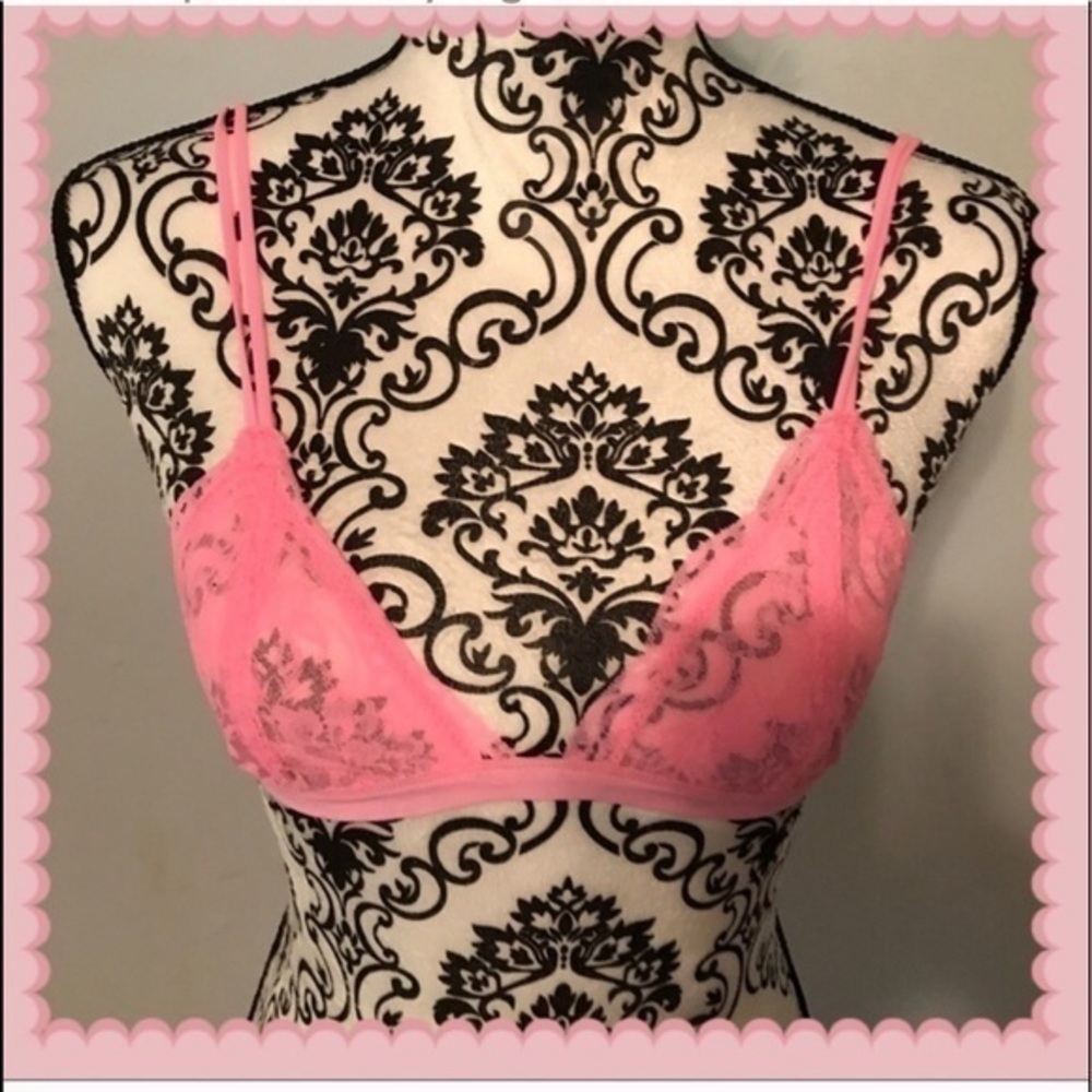 💛HP pink bralette sz s/m